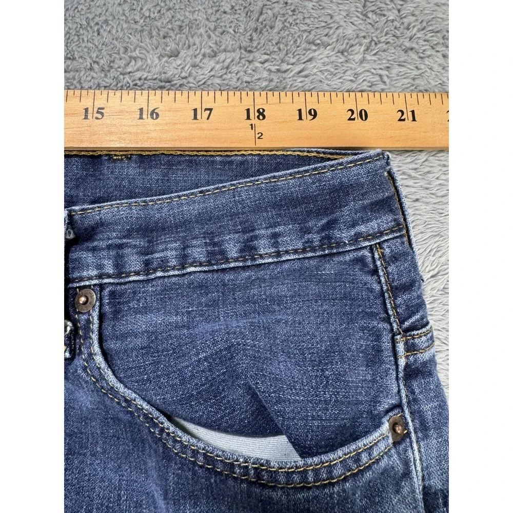 Levis 569 Jeans Men 40x32 Blue Loose Baggy Straight Whisker Distress Denim‎